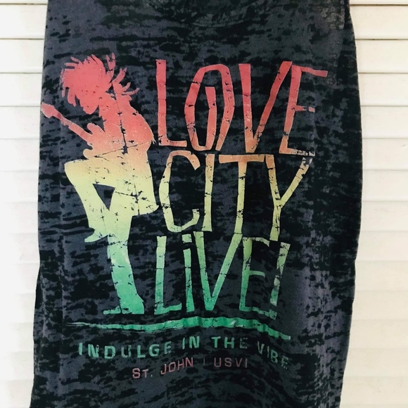 Love City Live Black/charcoal tank, S - Picture 6 of 11